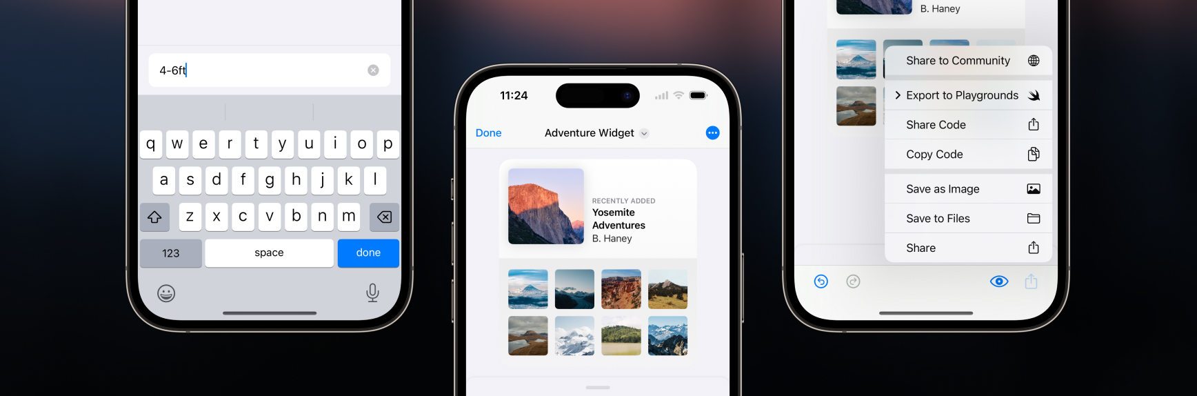 Text and Sharing Improvements